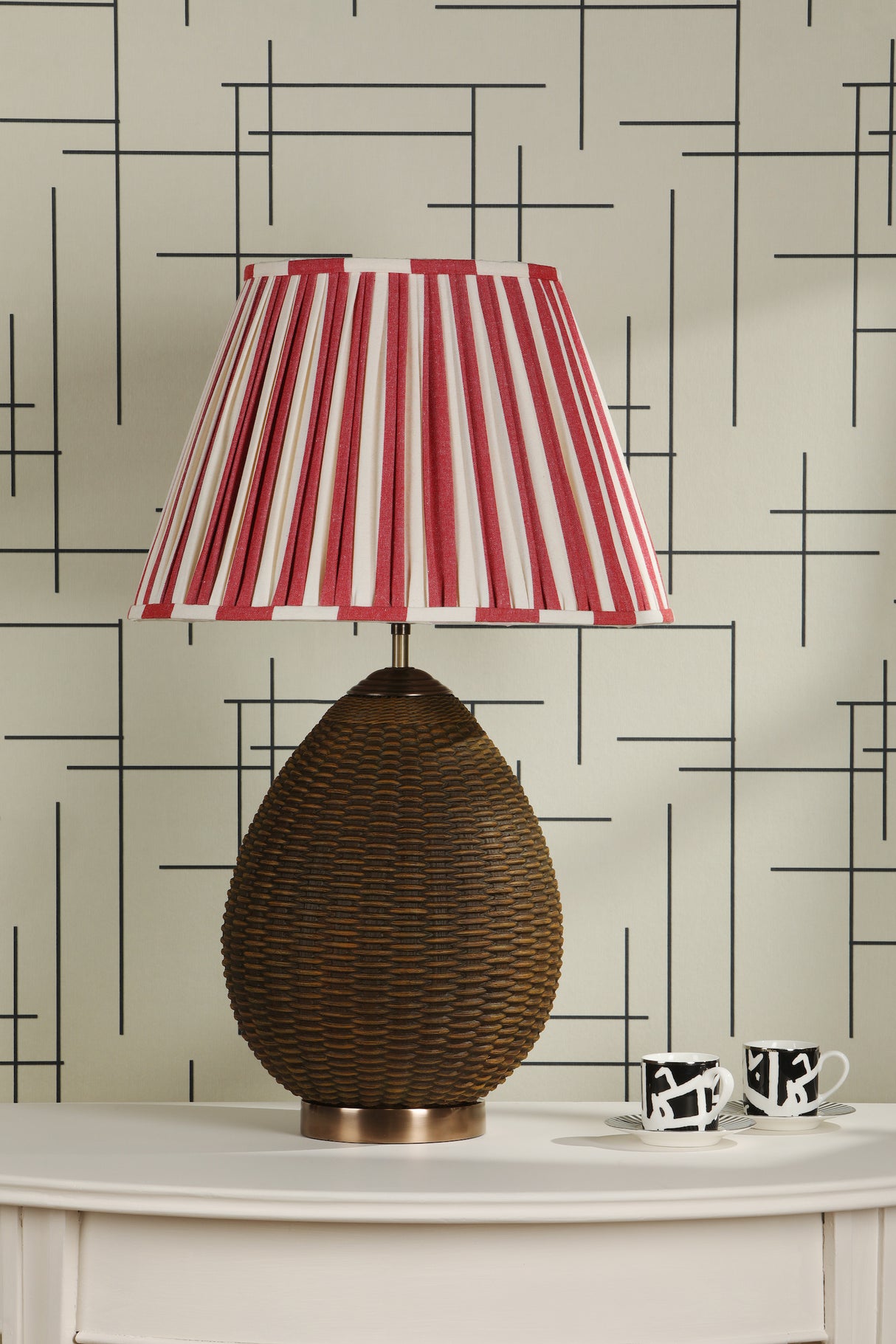 David Hunt Lombok Table Lamp Brown Base Only