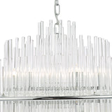 Dar Lukas 13 Light Pendant Chandelier Polished Chrome –  from Amos Lighting + Home