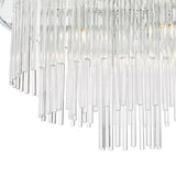 Dar Lukas 13 Light Pendant Chandelier Polished Chrome –  from Amos Lighting + Home