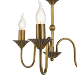 Dar Lydian 3 Light Pendant Antique Bronze Fitting Only