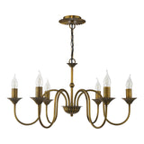 Dar Lydian 6 Light Pendant Antique Bronze Fitting Only
