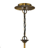 Dar Lydian 6 Light Pendant Antique Bronze Fitting Only