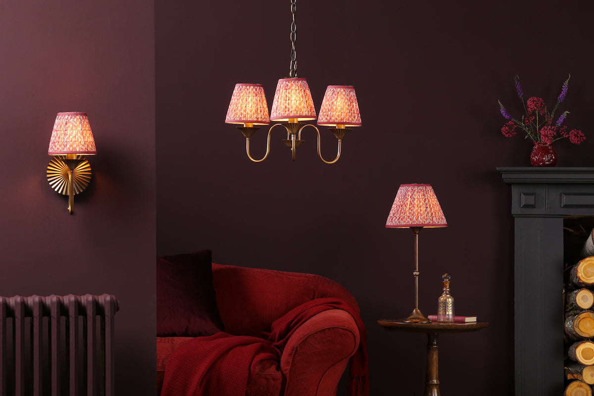 Dar Lydian Wall Light Antique Bronze Bracket Only