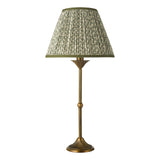 Dar Lydian Table Lamp Antique Bronze With Ester Green Shade