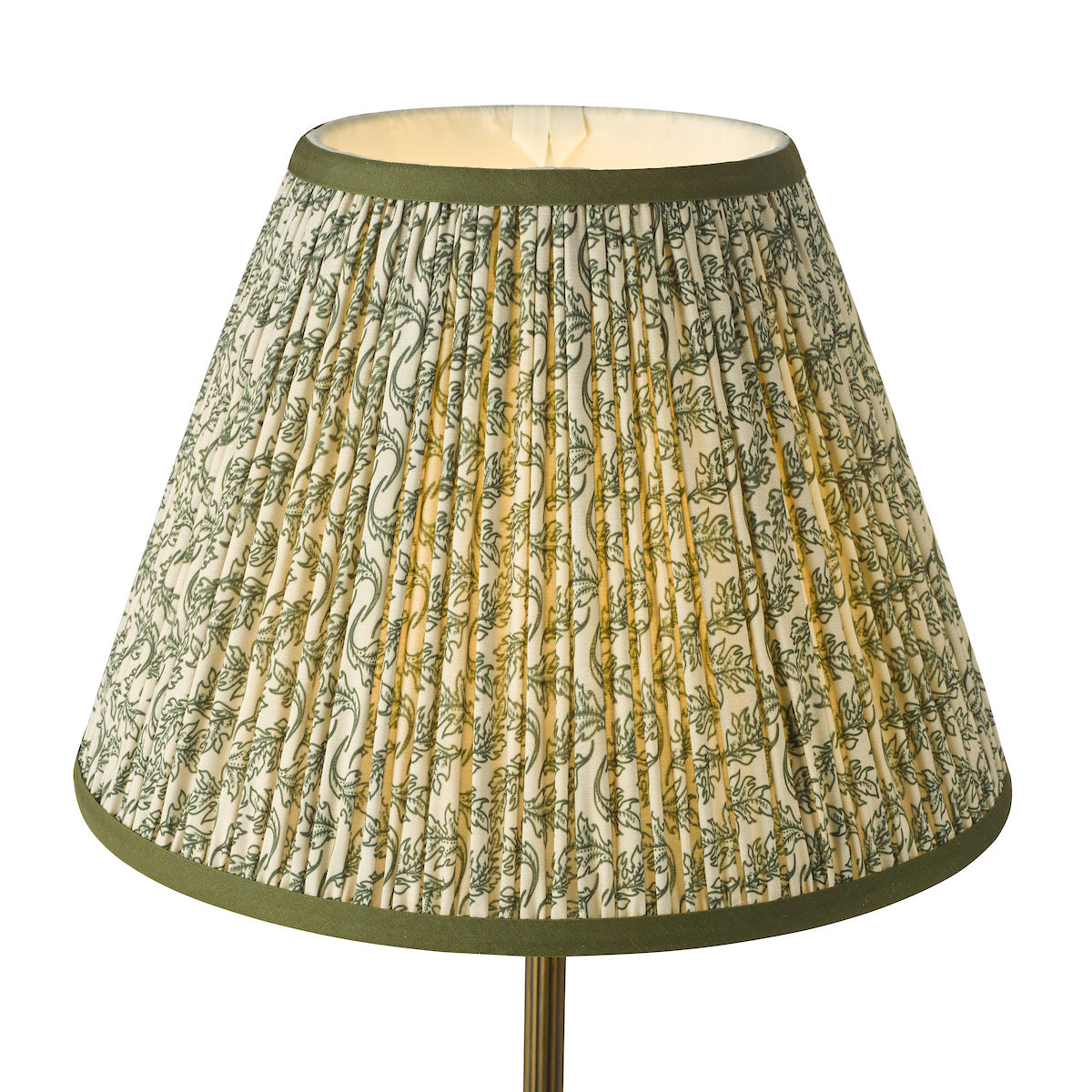 Dar Lydian Table Lamp Antique Bronze With Ester Green Shade