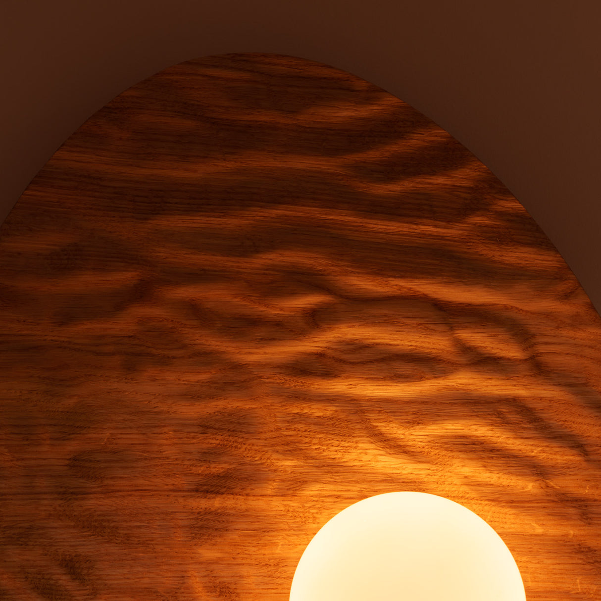 Studio Haran Towan Large Wall Light in Solid Wood