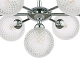 Laura Ashley Atherton Semi Flush Ceiling Light Polished Chrome Glass –  from Amos Lighting + Home