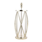 Laura Ashley Beckworth Large Table Lamp Polished Nickel Lattice –  from Amos Lighting + Home