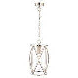 Laura Ashley Beckworth Single Pendant Polished Nickel –  from Amos Lighting + Home