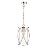 Laura Ashley Beckworth Single Pendant Polished Nickel –  from Amos Lighting + Home