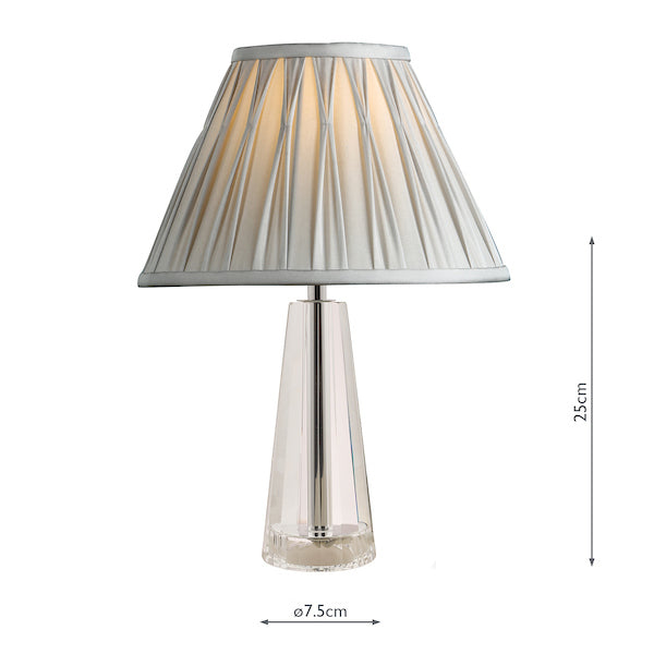 Laura Ashley Blake Cut Glass Crystal Obelisk Table Lamp Base Small –  from Amos Lighting + Home