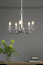 Laura Ashley Blake 5 Light Chandelier Polished Chrome –  from Amos Lighting + Home