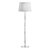 Laura Ashley Blake Floor Lamp Polished Chrome Crystal Base –  from Amos Lighting + Home