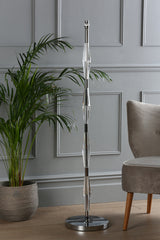 Laura Ashley Blake Floor Lamp Polished Chrome Crystal Base –  from Amos Lighting + Home