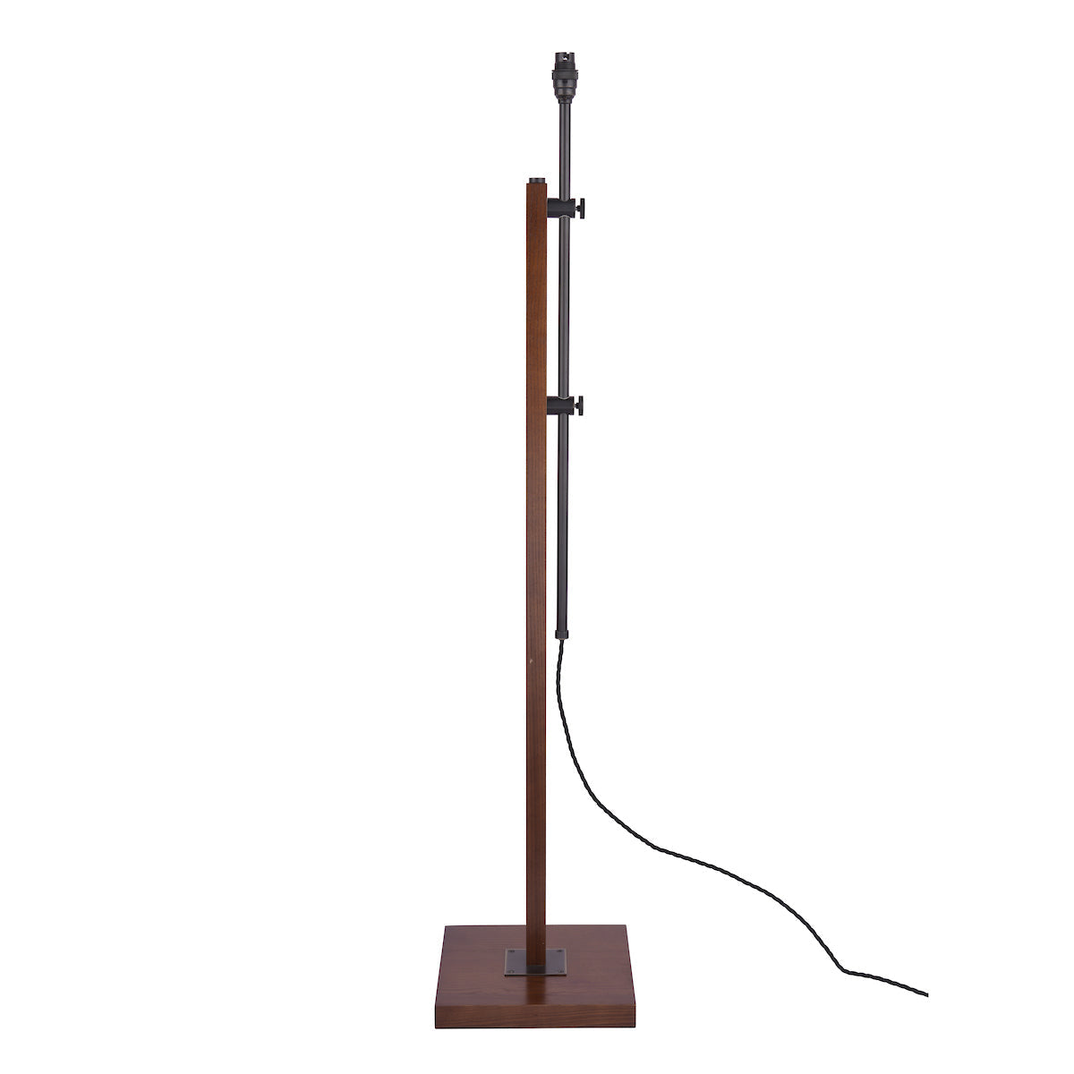 Laura Ashley Burdale Adjustable Floor Lamp Dark Wood Base –  from Amos Lighting + Home