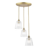 Laura Ashley Callaghan 3 Light Pendant Antique Brass –  from Amos Lighting + Home