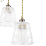 Laura Ashley Callaghan 3 Light Pendant Antique Brass –  from Amos Lighting + Home