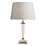 Laura Ashley Carson Medium Table Lamp Antique Brass & Crystal –  from Amos Lighting + Home