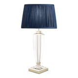 Laura Ashley Carson Large Table Lamp Polished Nickel &amp; Crystal –  from Amos Lighting + Home