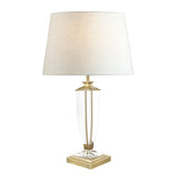 Laura Ashley Carson Medium Table Lamp Antique Brass & Crystal –  from Amos Lighting + Home