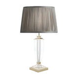 Laura Ashley Carson Medium Table Lamp Polished Nickel & Crystal –  from Amos Lighting + Home