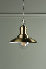 Laura Ashley Corbridge Pendant Antique Brass –  from Amos Lighting + Home