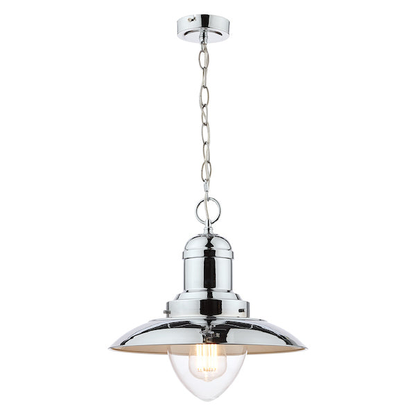 Laura Ashley Corbridge Pendant Polished Chrome –  from Amos Lighting + Home