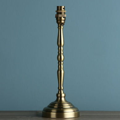 Laura Ashley Corey Antique Brass Candlestick Table Lamp Base –  from Amos Lighting + Home