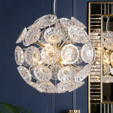 Laura Ashley Elwick 6 Light Pendant Chandelier Matt Brass & Crystal –  from Amos Lighting + Home