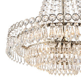 Laura Ashley Enid 5 Light Chandelier Polished Nickel & Cut Glass –  from Amos Lighting + Home