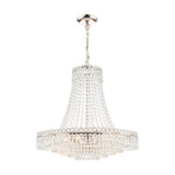 Laura Ashley Enid 5 Light Grand Chandelier Polished Nickel & Cut Glass –  from Amos Lighting + Home