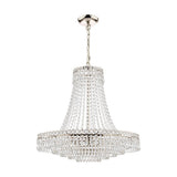 Laura Ashley Enid 5 Light Grand Chandelier Polished Nickel & Cut Glass –  from Amos Lighting + Home