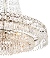 Laura Ashley Enid 5 Light Grand Chandelier Polished Nickel & Cut Glass –  from Amos Lighting + Home