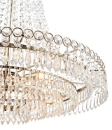 Laura Ashley Enid 5 Light Grand Chandelier Polished Nickel & Cut Glass –  from Amos Lighting + Home