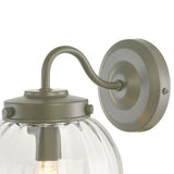 Laura Ashley Georgie Outdoor Wall Light Matt Grey Glass IP44 –  from Amos Lighting + Home