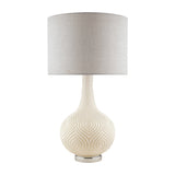 Laura Ashley Grace Table Lamp Patterned Glass with Shade –  from Amos Lighting + Home