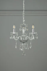 Laura Ashley Harriet 3 Light Crystal & Polished Chrome Chandelier –  from Amos Lighting + Home