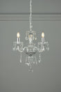 Laura Ashley Harriet 3 Light Crystal & Polished Chrome Chandelier –  from Amos Lighting + Home