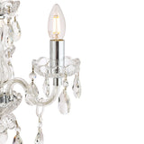 Laura Ashley Harriet 3 Light Crystal & Polished Chrome Chandelier –  from Amos Lighting + Home