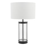 Laura Ashley Harrington Small Table Lamp Matt Black –  from Amos Lighting + Home