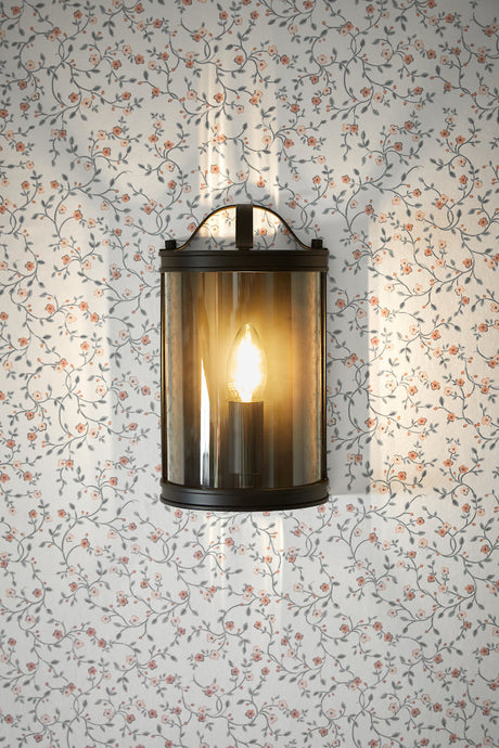 Laura Ashley Harrington Wall Light Matt Black –  from Amos Lighting + Home