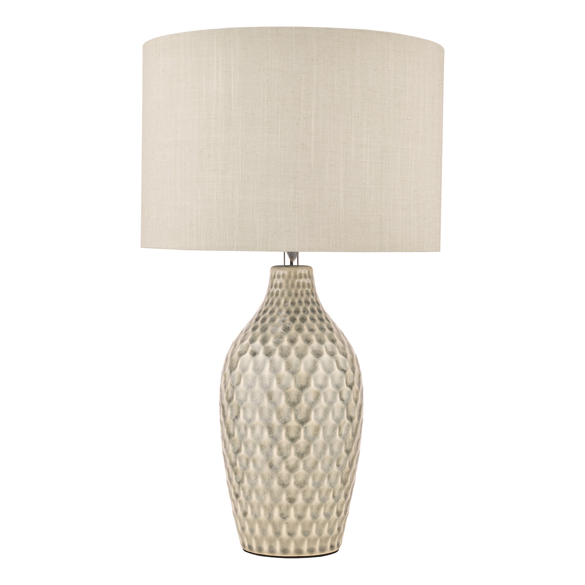 Laura Ashley Heathfield Ceramic Table Lamp Grey With Shade –  from Amos Lighting + Home