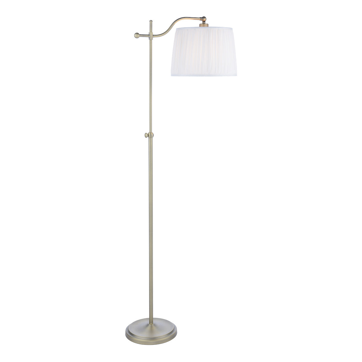 Laura Ashley Hemsley Floor Lamp Antique Brass and Ivory –  from Amos Lighting + Home