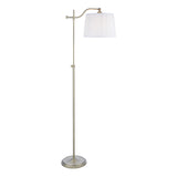 Laura Ashley Hemsley Floor Lamp Antique Brass and Ivory –  from Amos Lighting + Home