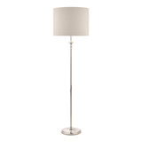 Laura Ashley Highgrove Floor Lamp Polished Nickel With Shade –  from Amos Lighting + Home