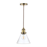 Laura Ashley Isaac Pendant Antique Brass –  from Amos Lighting + Home