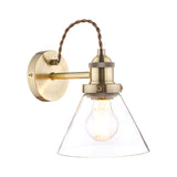 Laura Ashley Isaac Wall Light Antique Brass –  from Amos Lighting + Home