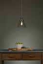 Laura Ashley Isaac Pendant Satin Nickel –  from Amos Lighting + Home