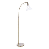 Laura Ashley Isaac Floor Lamp Antique Brass –  from Amos Lighting + Home