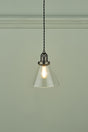 Laura Ashley Isaac Pendant Industrial Nickel –  from Amos Lighting + Home